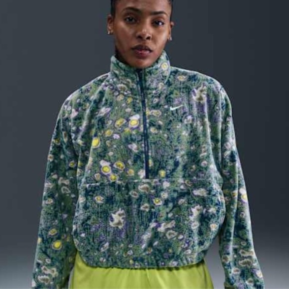 Nike Tops - Nike Therma FIT Oversized 1/2 Zip Fleece in RARE Blue Void / Space Purple Color